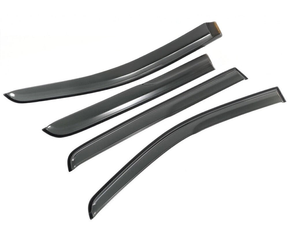 Black window visors on Ford Ranger side windows