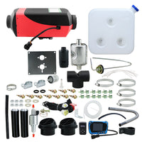 Thumbnail for Diesel air heater red and black side view