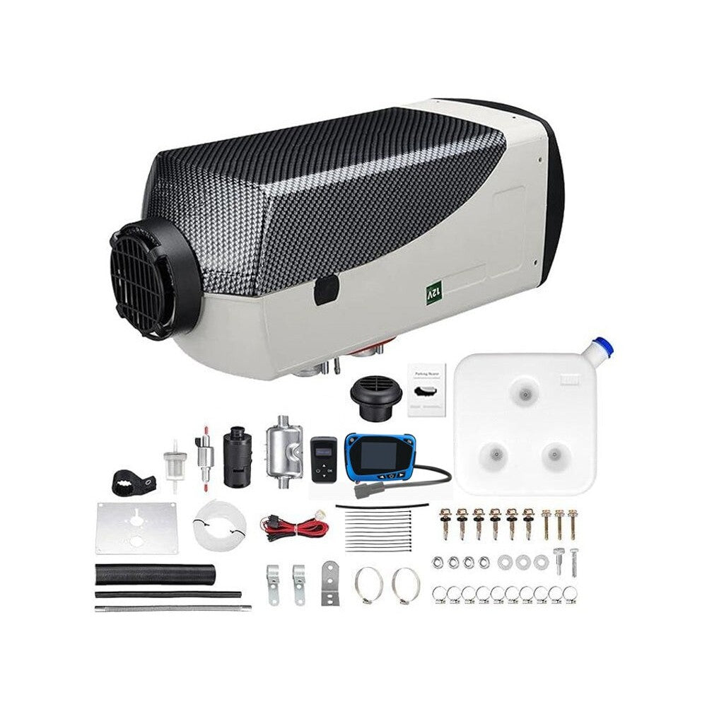 Diesel air heater black carbon fibre texture