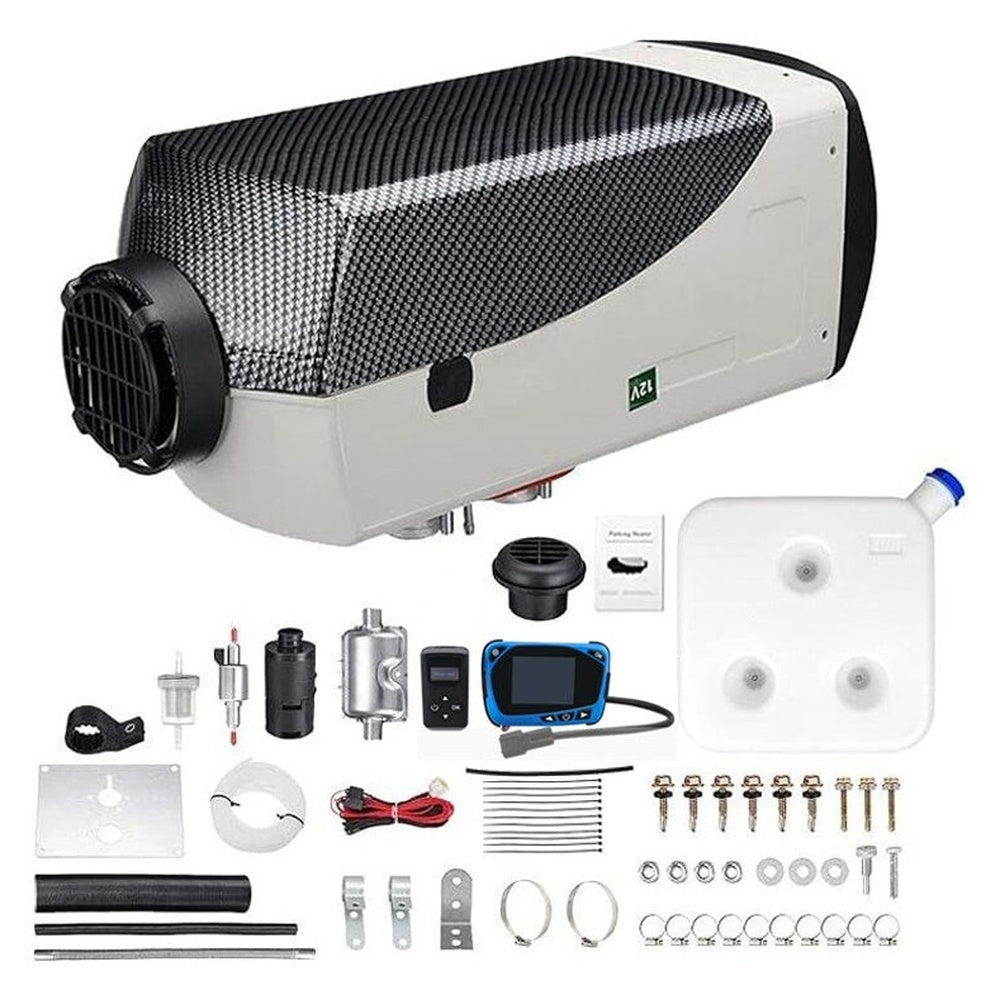 Diesel heater showing compact design