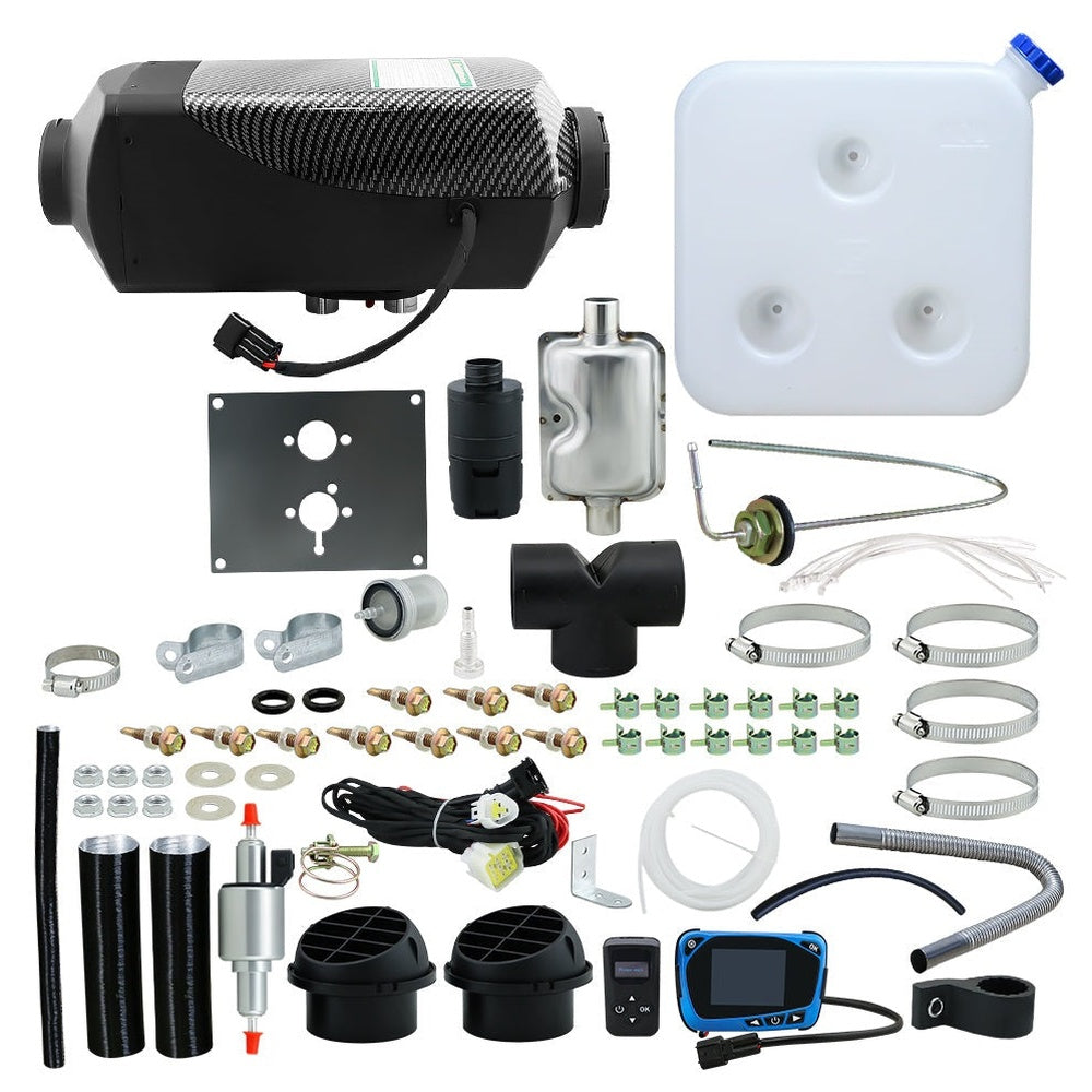 Diesel air heater ready for use