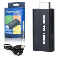 Thumbnail for PS2 to HDMI converter front view black