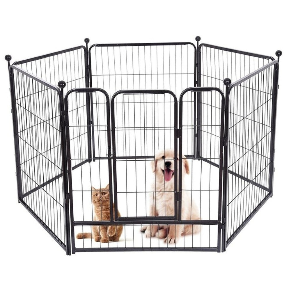 Dog playpen metal fence 80x80cm panels