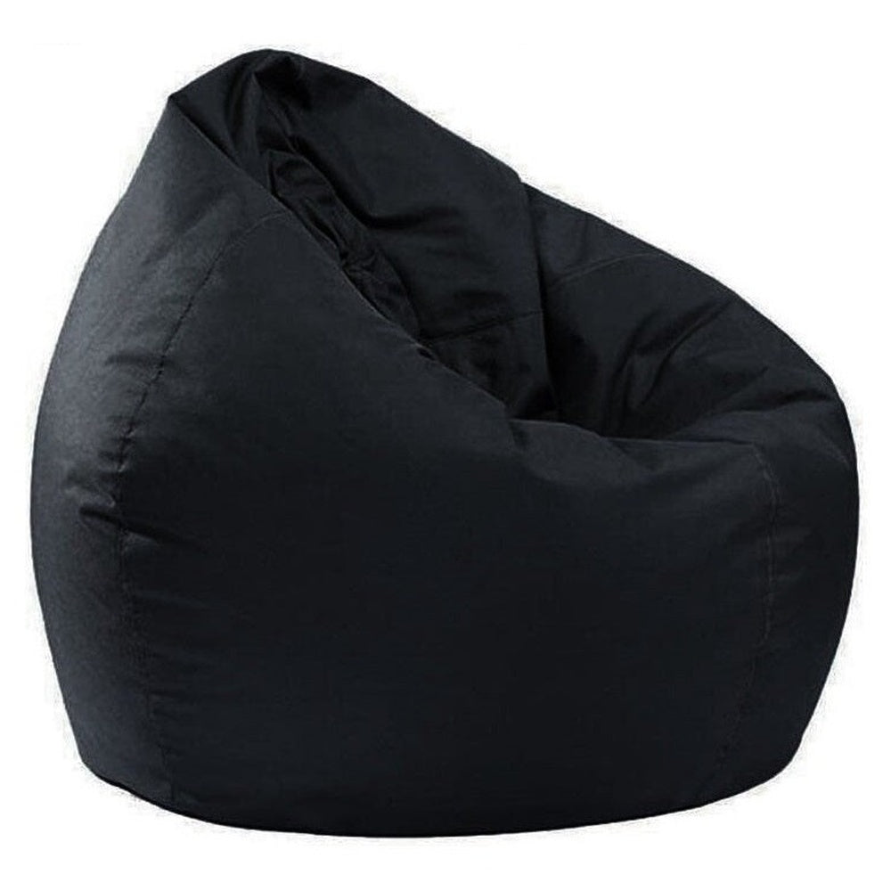 Bean bag cover used as lounger seat
