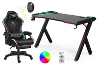 Thumbnail for Gaming Chair With Gaming Desk Table