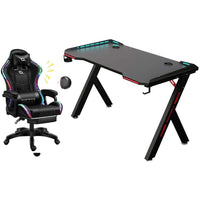 Thumbnail for Gaming chair and desk set in modern gaming setup