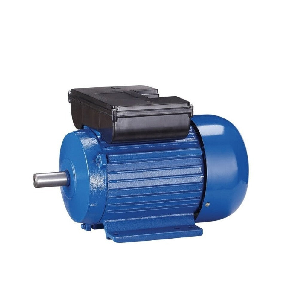 Electric motor with protective powder coating