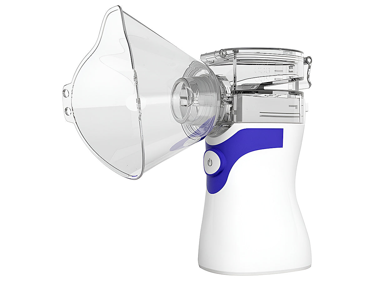 Portable nebulizer inhaler with mouthpiece