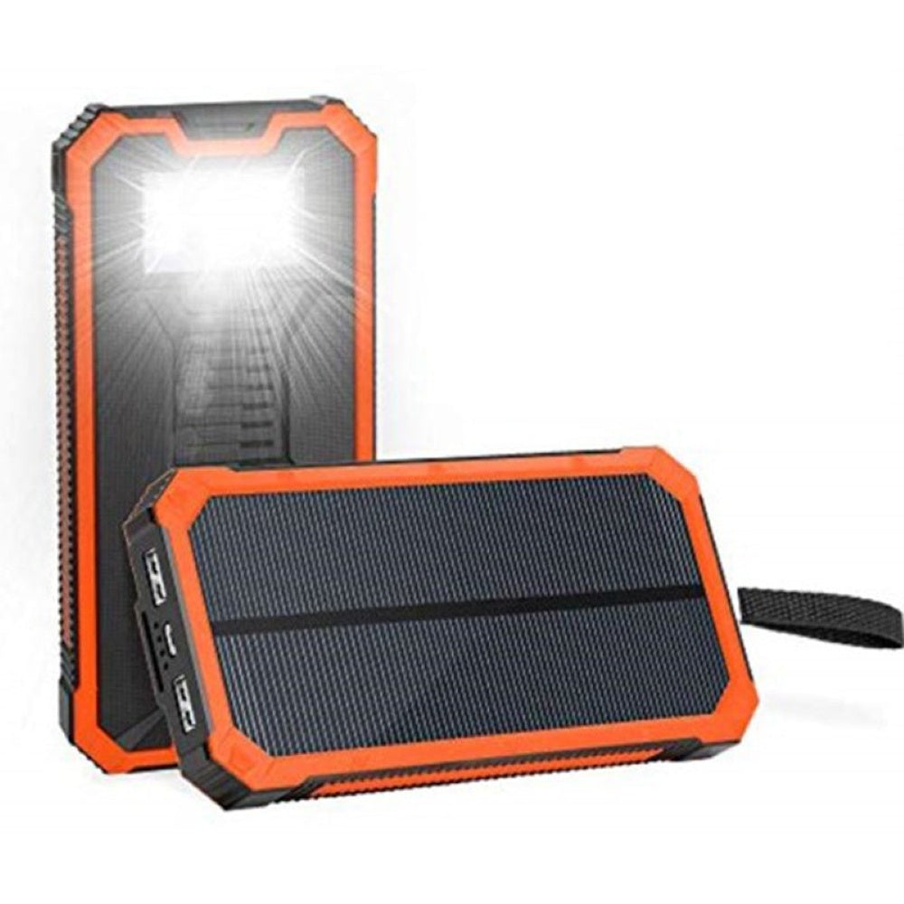 Solar power bank fast solar charge feature