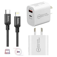 Thumbnail for 18W fast charger dual USB Type-C front view