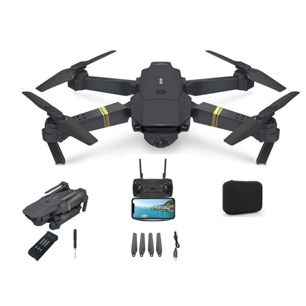 Drone with camera and battery with spare blades included