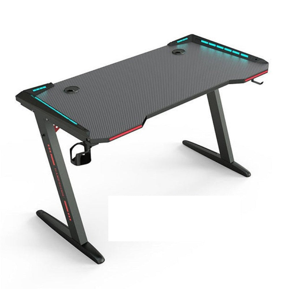 Gaming desk table 100cm with RGB LED lighting