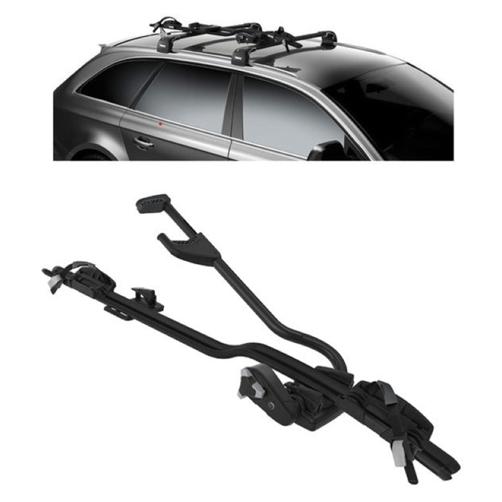 Bike rack with included mounting hardware