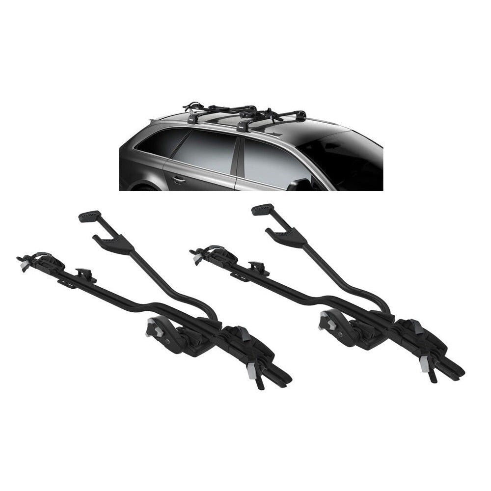 Black bike rack car roof bicycle carrier 2PCS