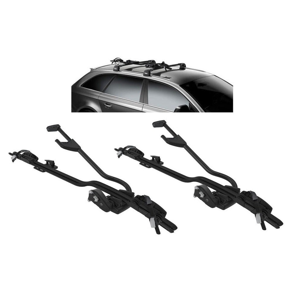 Bike rack with included mounting hardware