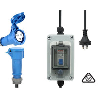 Thumbnail for Caravan extension lead showing plugs