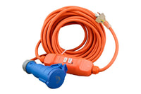 Thumbnail for Heavy duty black cable for caravan power