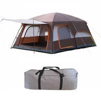 Thumbnail for Camping tent 5-8 people brown colour front view