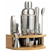 Thumbnail for Bamboo stand holding cocktail tools
