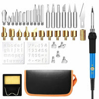 Thumbnail for Wood burning pen with cable and power plug