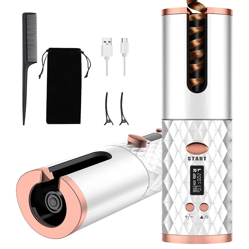 Hair curler with ergonomic handle