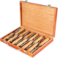 Thumbnail for Wood Carving Carpentry Tool Set 12pcs in wooden case