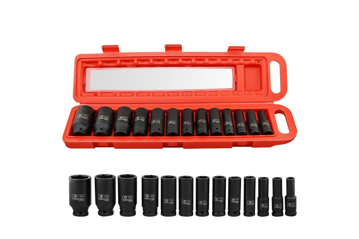 Impact sockets 10 to 32mm sizes