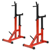 Thumbnail for Squat rack bench press rack full frame black and red