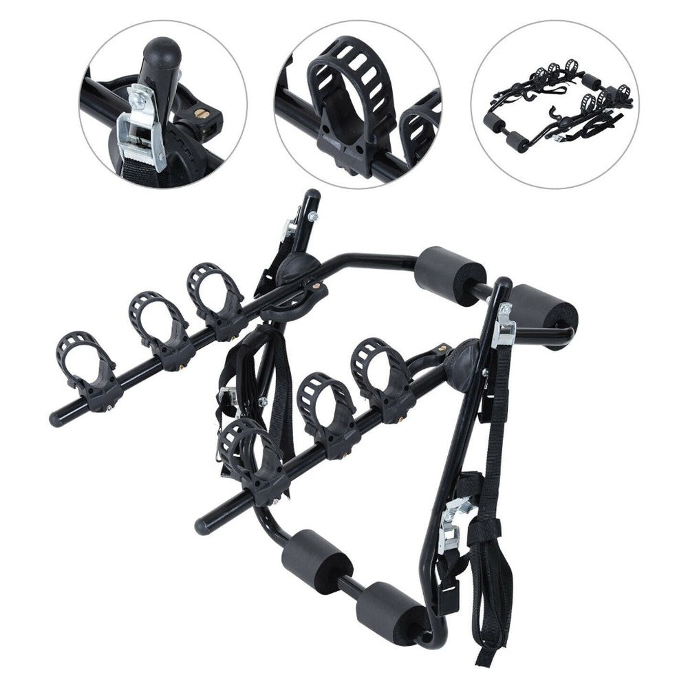 Bike rack ready for transport