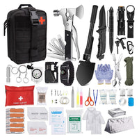 Thumbnail for Survival kit contents organised in compartments