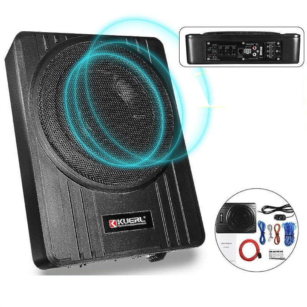 Under seat sub car subwoofer 10 inch slim design