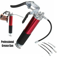 Thumbnail for Grease gun kit laid out with accessories