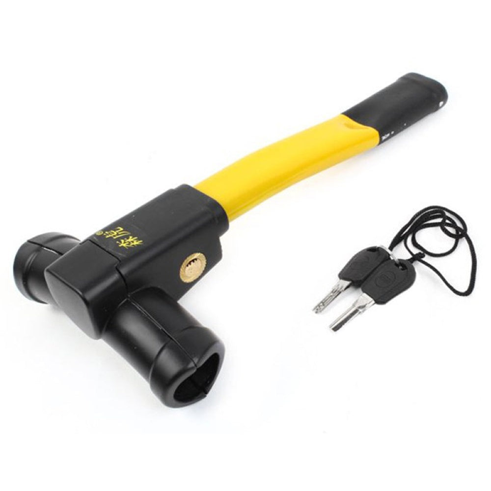 Car steering wheel lock black and yellow
