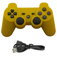 Thumbnail for PS3 wireless controller yellow showing battery indicator light