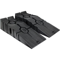 Thumbnail for Car ramps pair black plastic 12000lb capacity side view