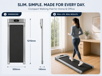 Thumbnail for Walking Treadmill Exercise Flat Running Treadmill