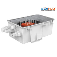 Thumbnail for Seaflo sump pump with gasket seal on lid