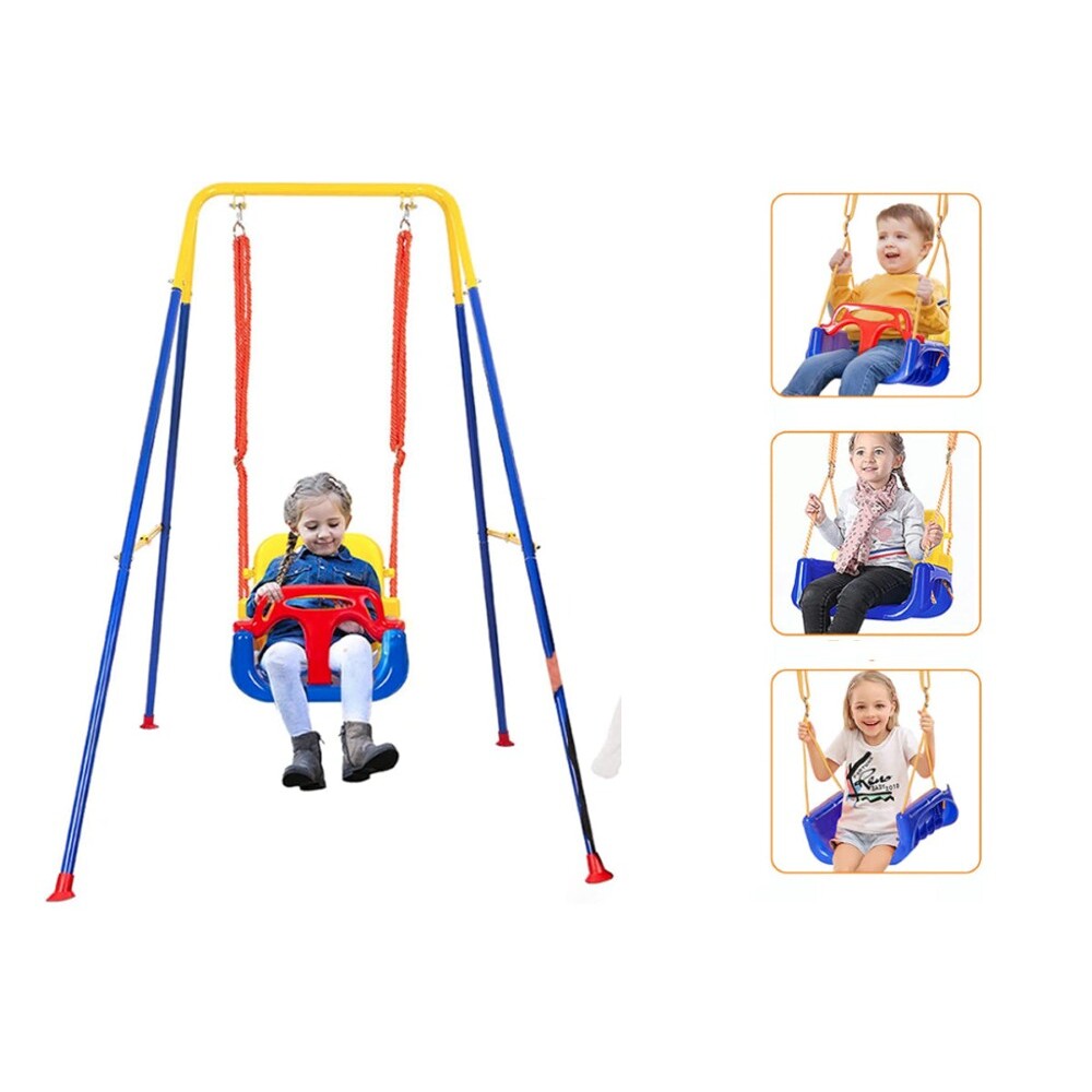 Swing seat with adjustable chain for baby use