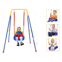 Thumbnail for Swing seat with metal frame powder coated for rust resistance