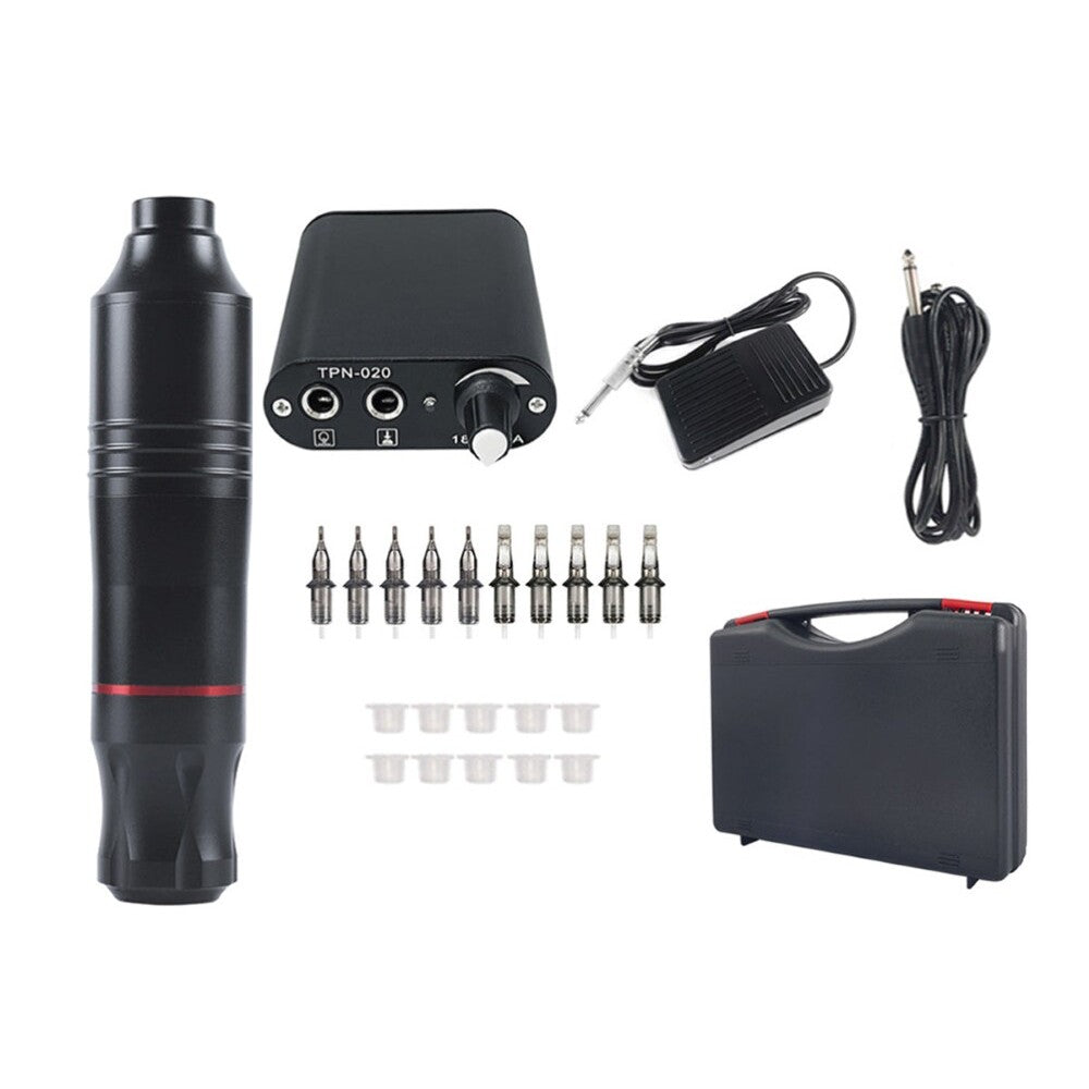 Tattoo kit storage bag with accessories