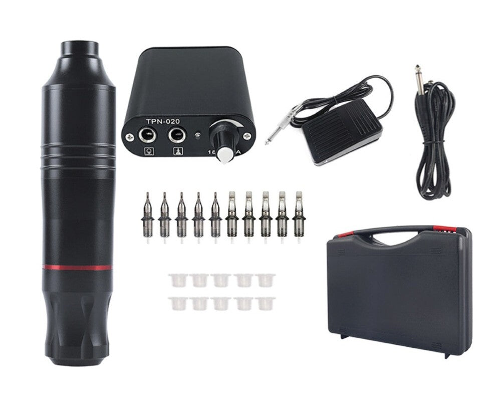 Tattoo machine black aluminium body