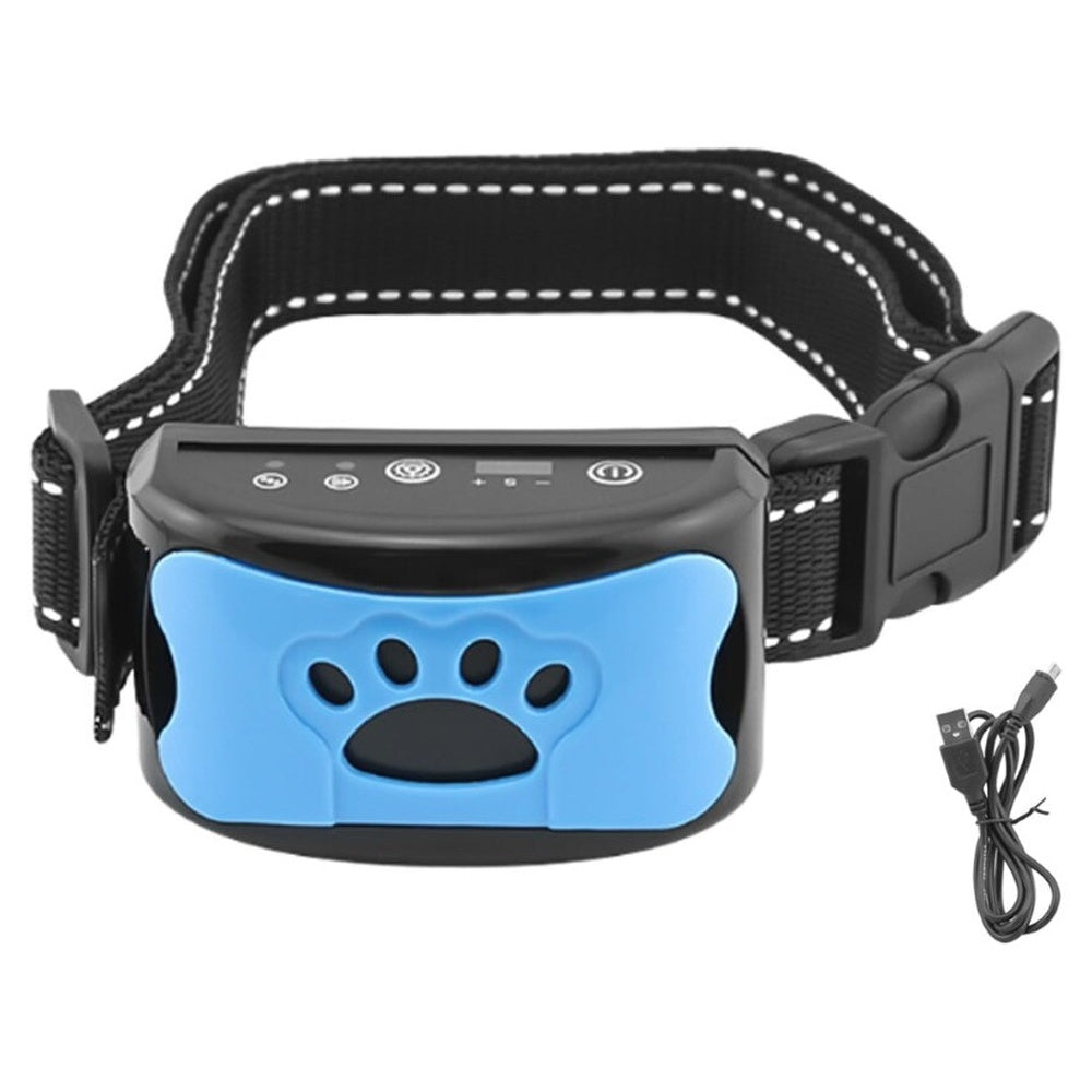 Dog bark collar black waterproof design