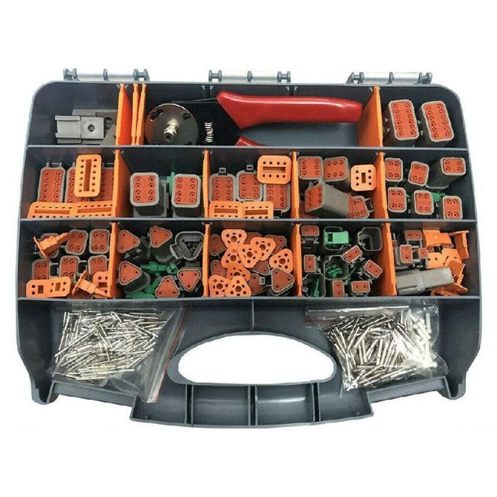 Deutsch DT connectors installed on vehicle wiring