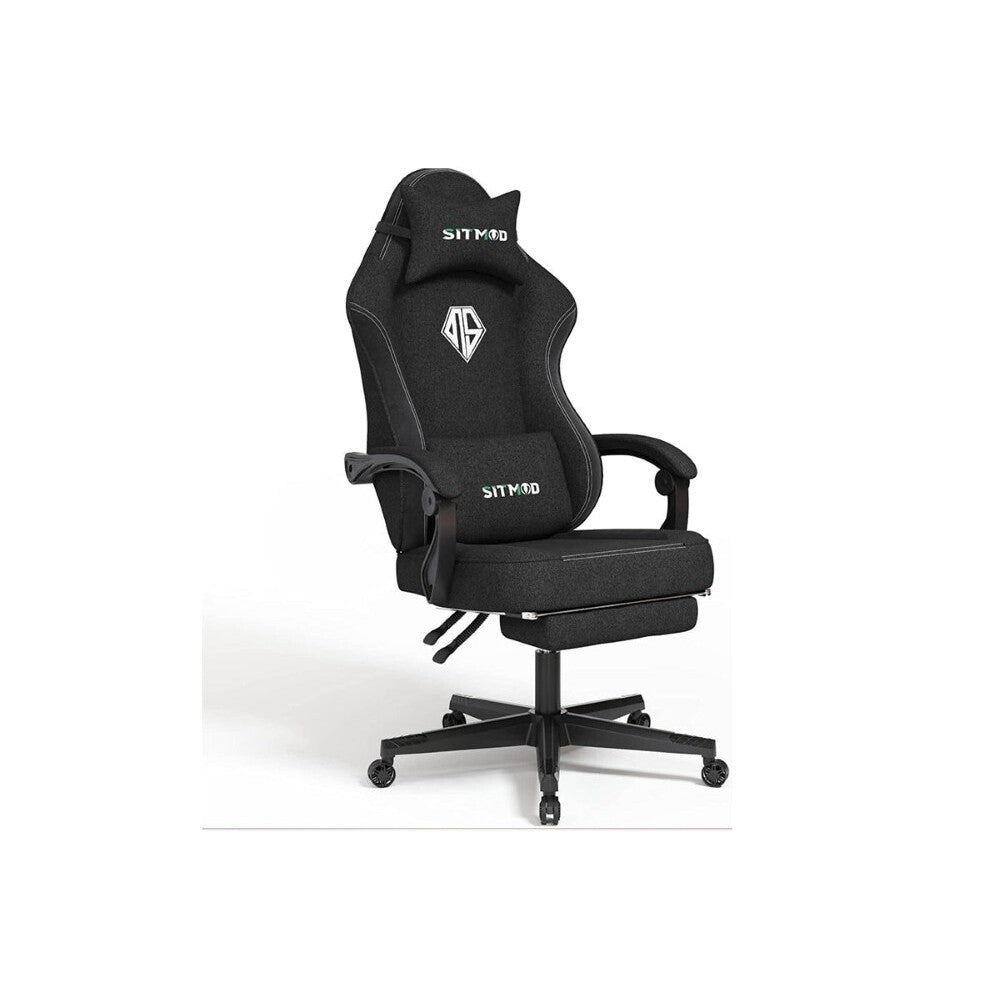 Gaming chair control levers for tilt and height