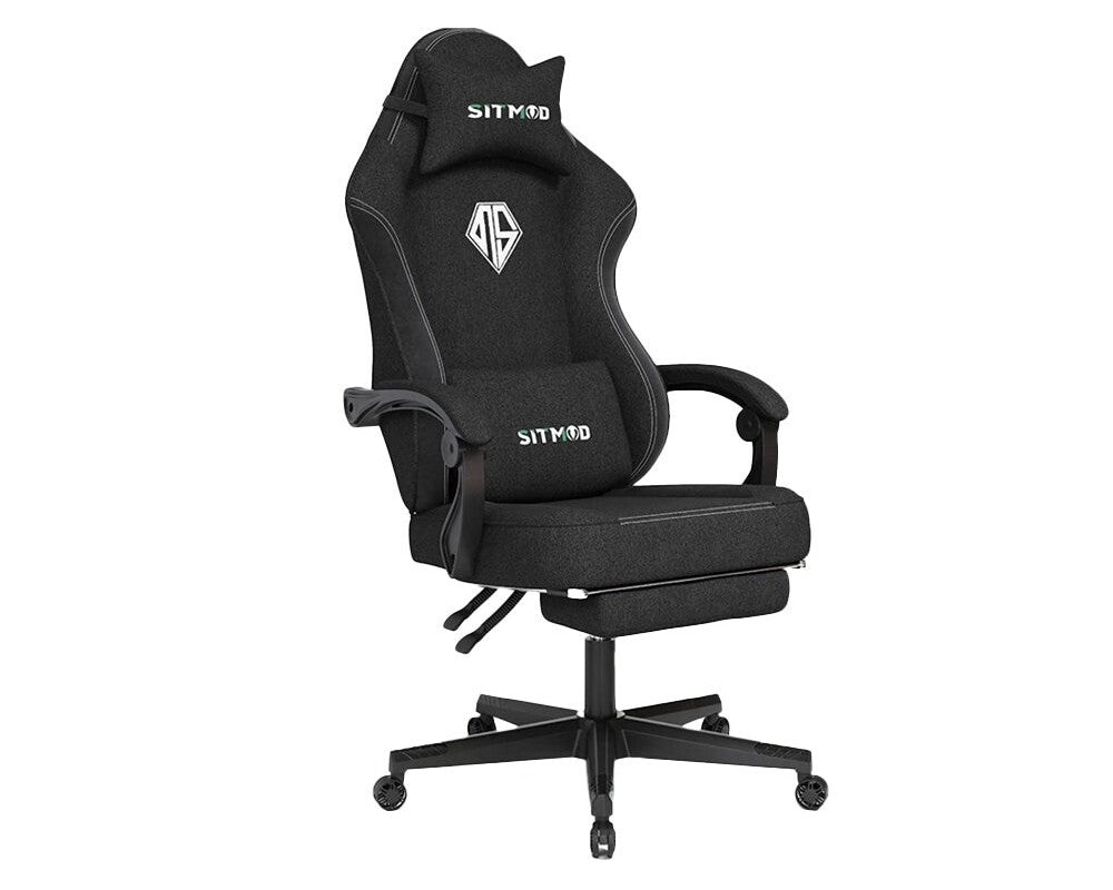 Gaming chair seat cushion detail