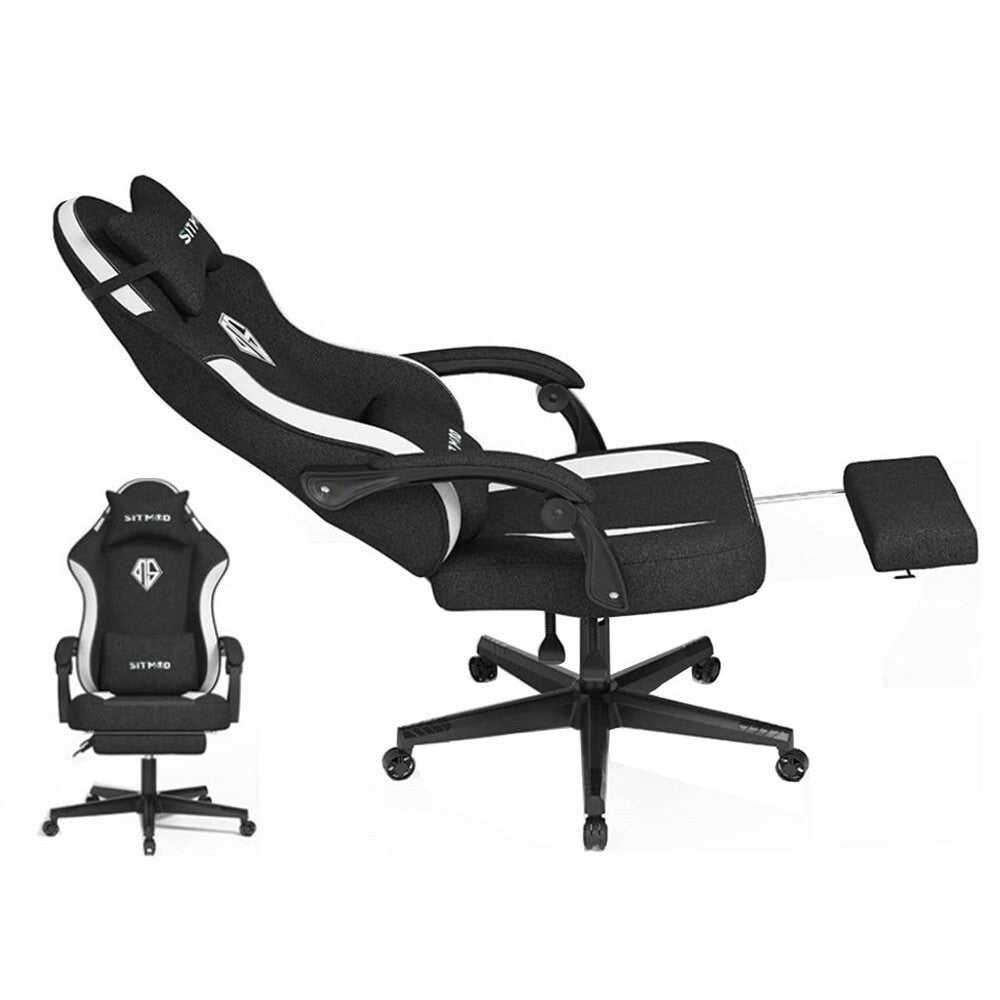 SITMOD gaming chair ergonomic black and white