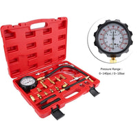 Thumbnail for Fuel pressure tester with red protective carrying case