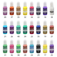 Thumbnail for Close-up of pigment colour in resin