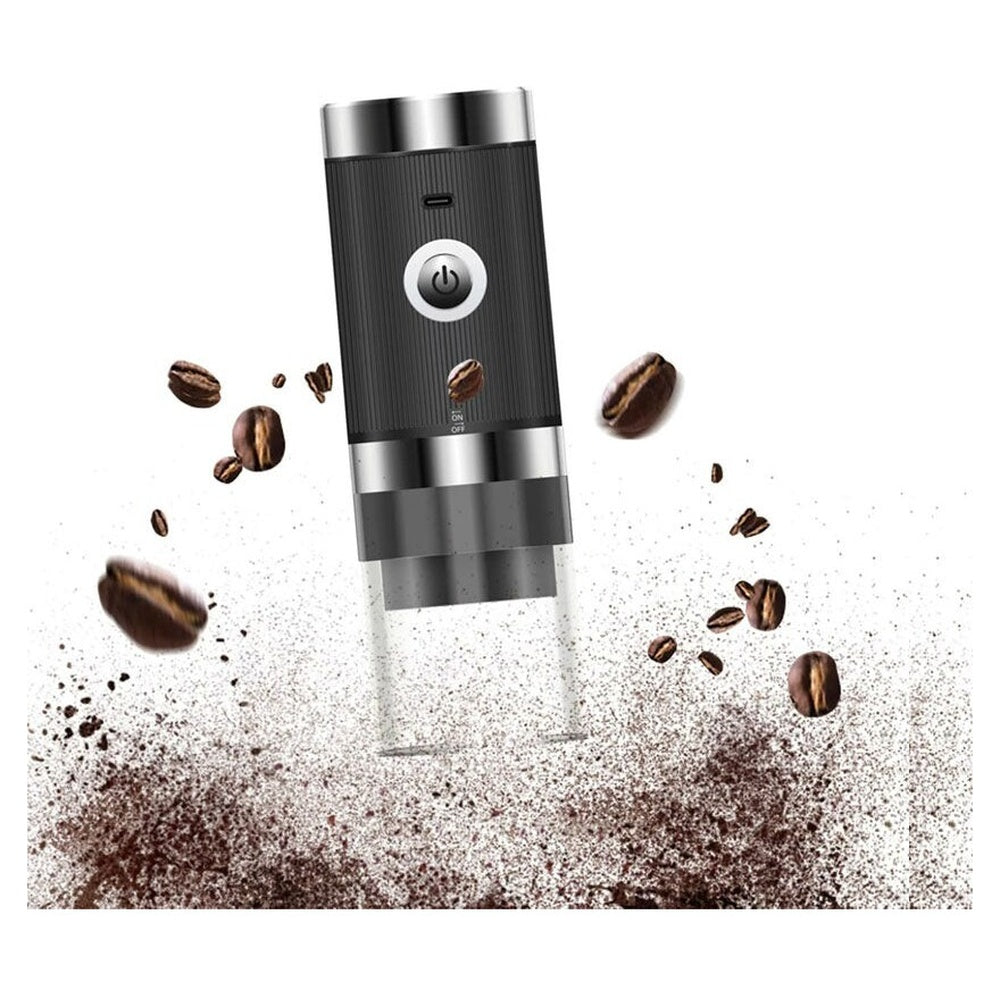 Coffee grinder with power button detail
