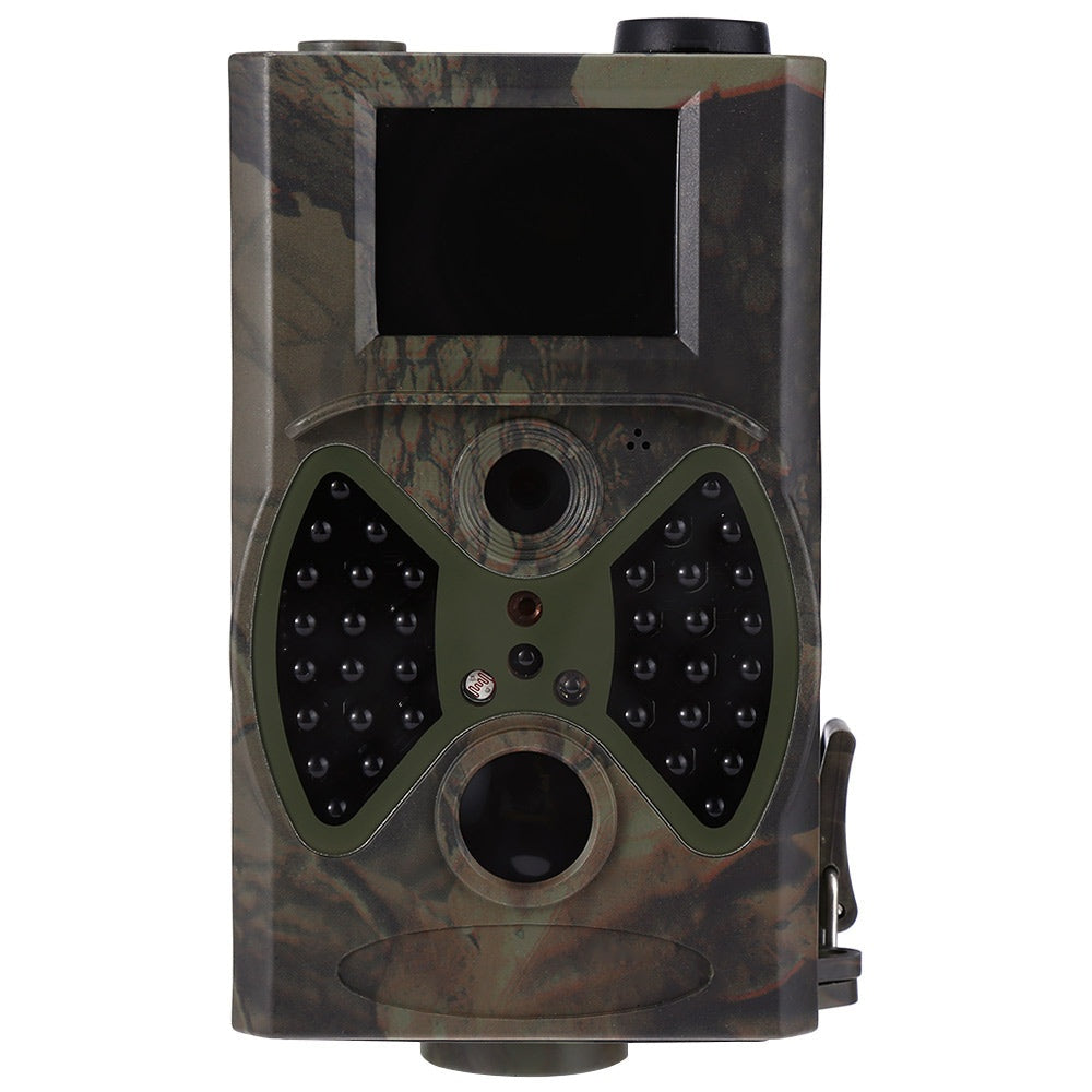 Game camera with battery compartment open
